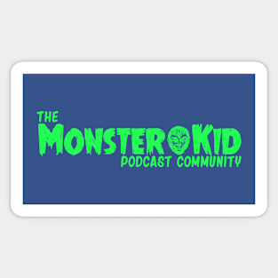 Monster Kid Podcast Community - Green Logo Sticker